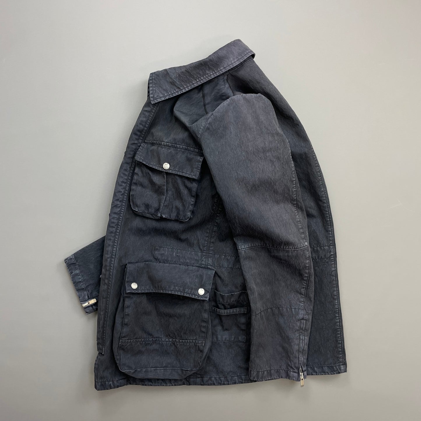 C.P. Company Navy/Grey SS09 Spalmatura Cotton Canada Italiana Field Jacket