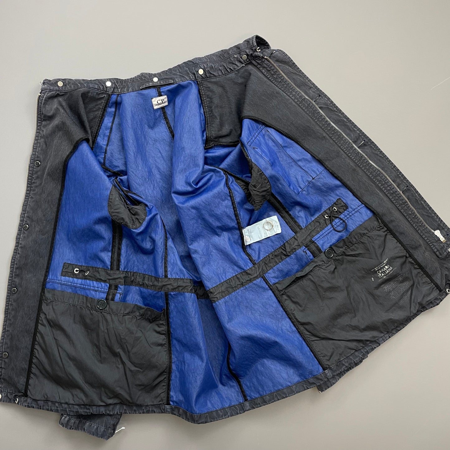 C.P. Company Navy/Grey SS09 Spalmatura Cotton Canada Italiana Field Jacket