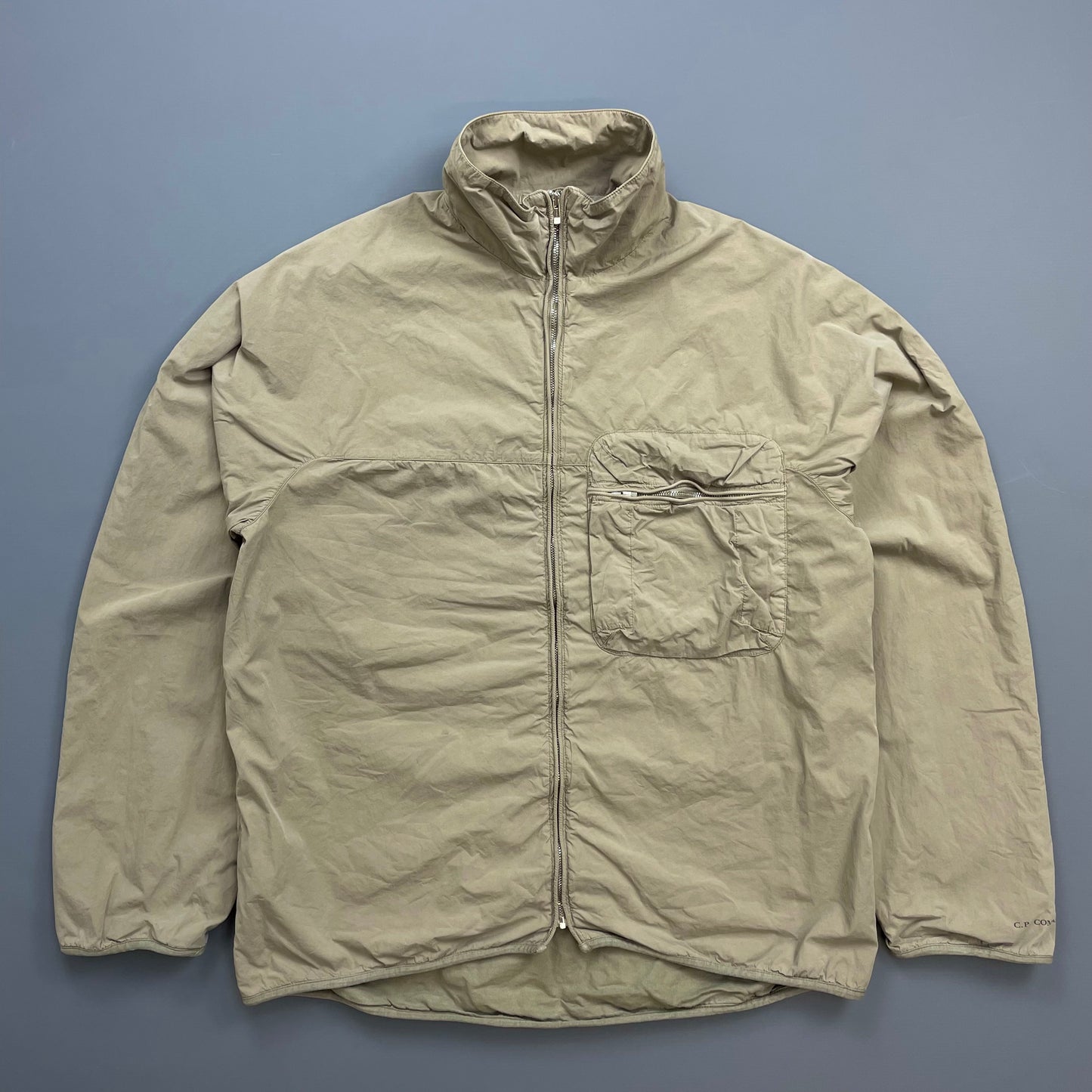 C.P. Company Beige AW04 Cotton & Nylon Lightweight Lined Harrington Jacket