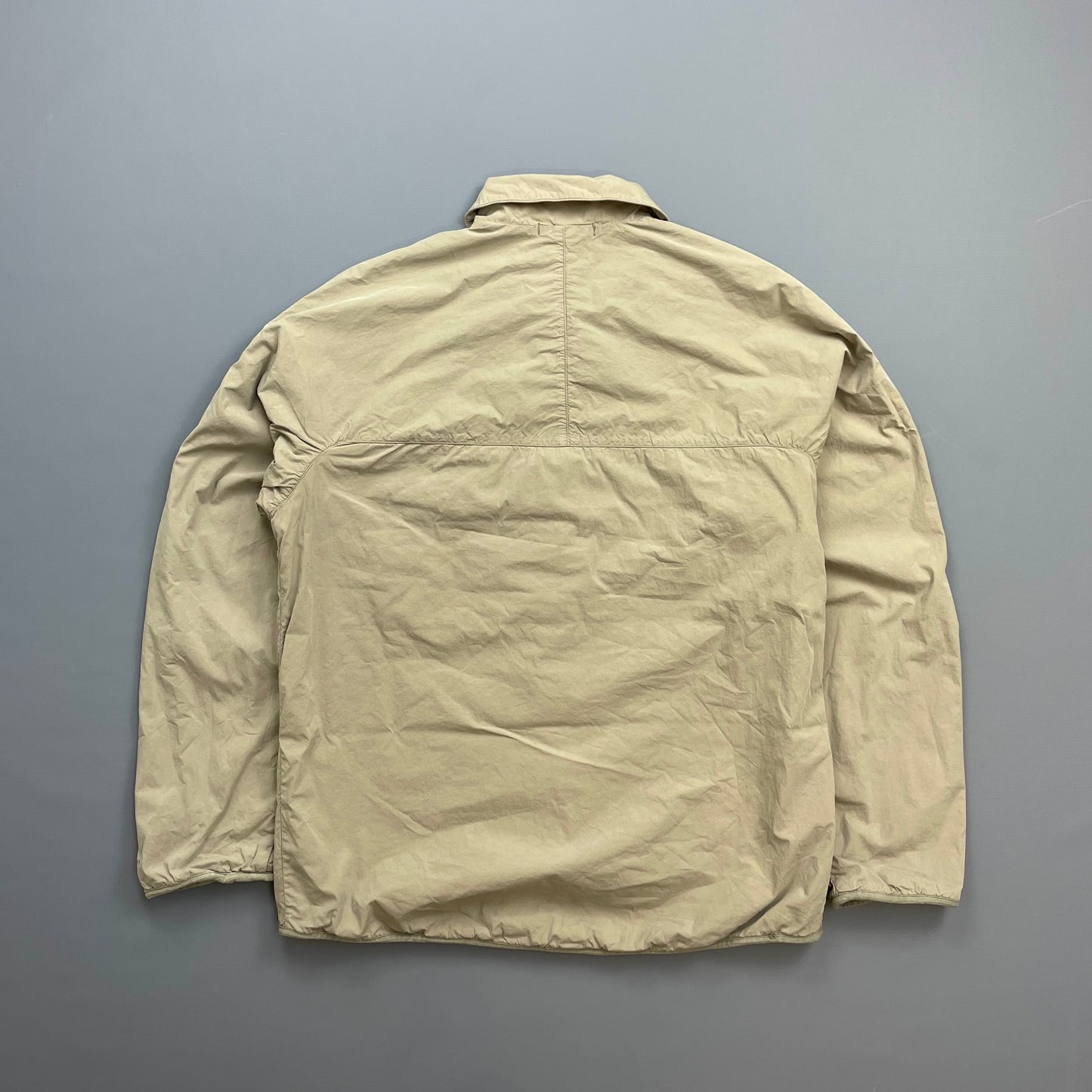 CP Company Beige AW04 Cotton & Nylon Lightweight Lined Harrington Jacket