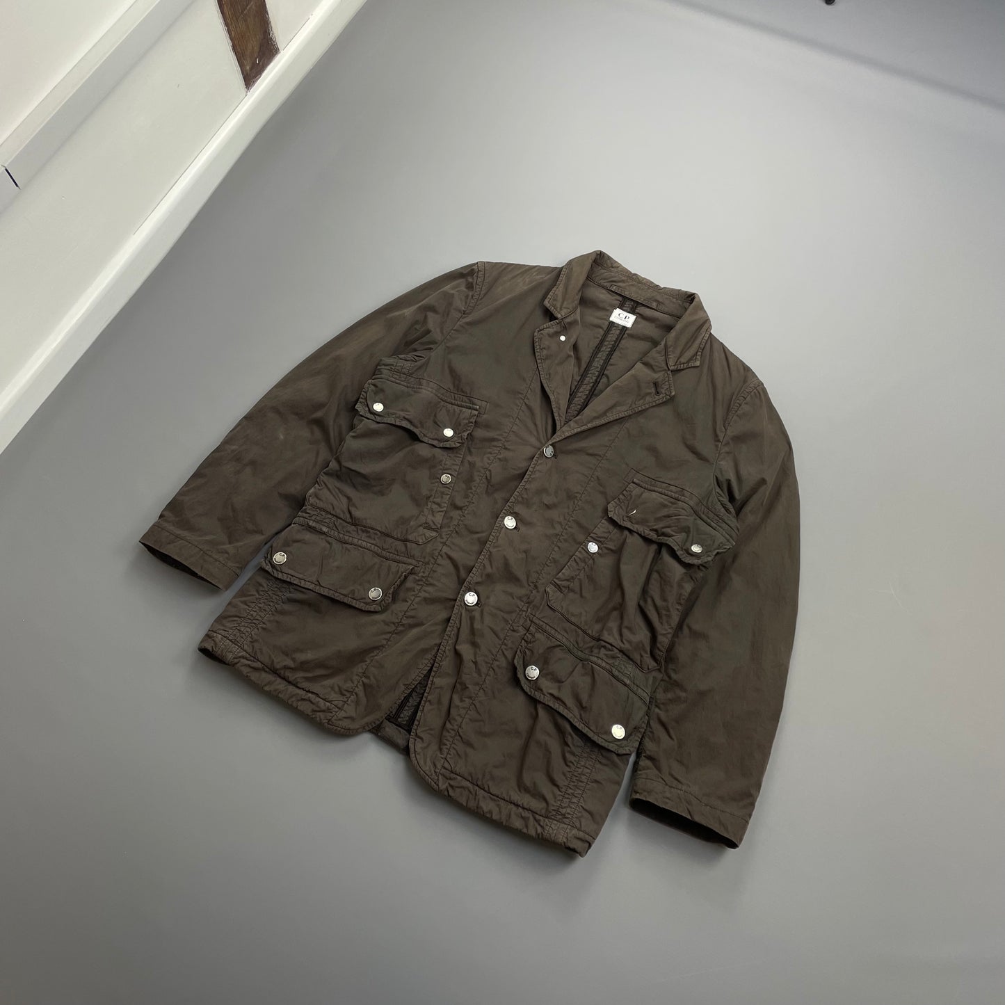 C.P. Company Brown AW07 Cotton Tailored Multi-Pocket Field Jacket