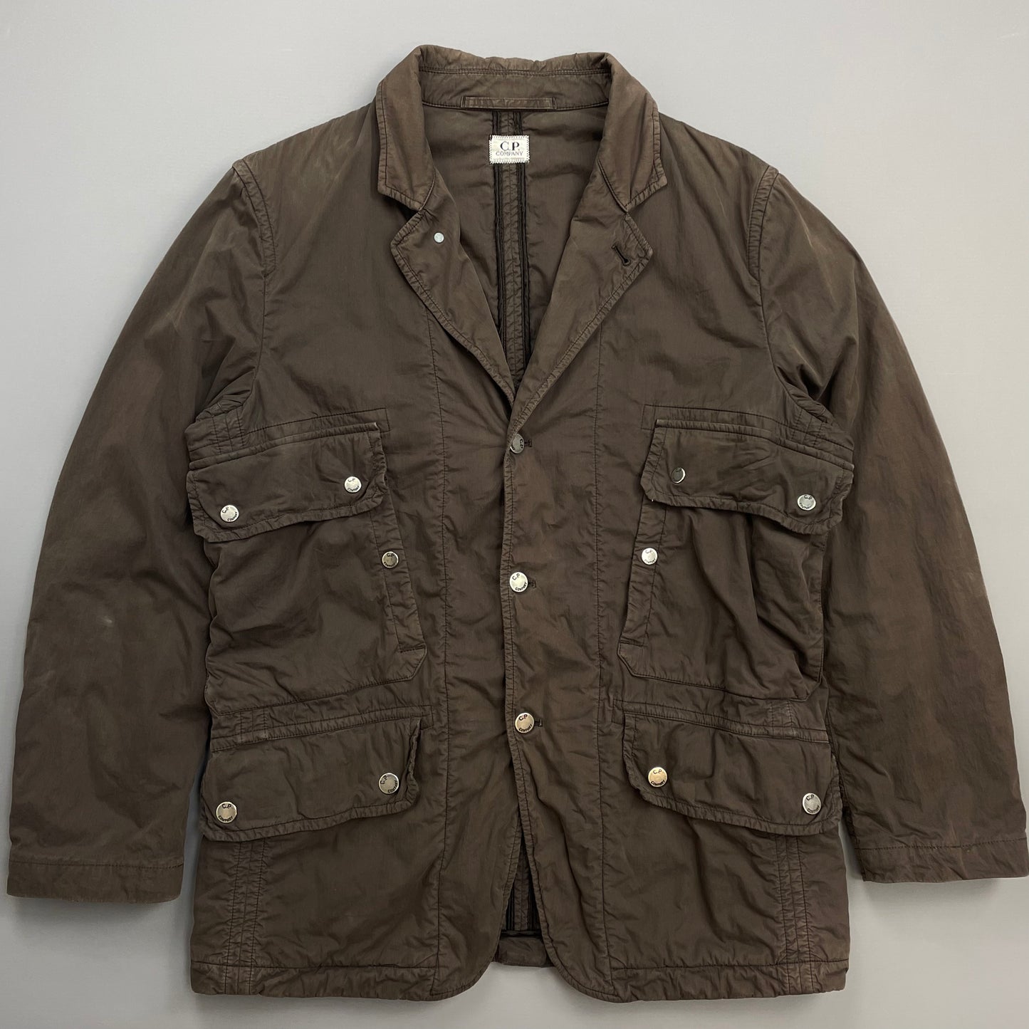 C.P. Company Brown AW07 Cotton Tailored Multi-Pocket Field Jacket