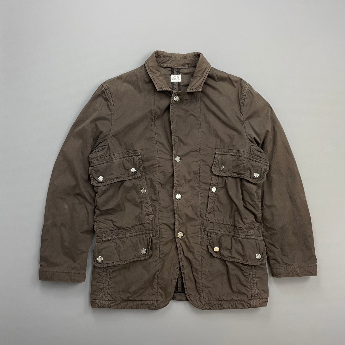 C.P. Company Brown AW07 Cotton Tailored Multi-Pocket Field Jacket