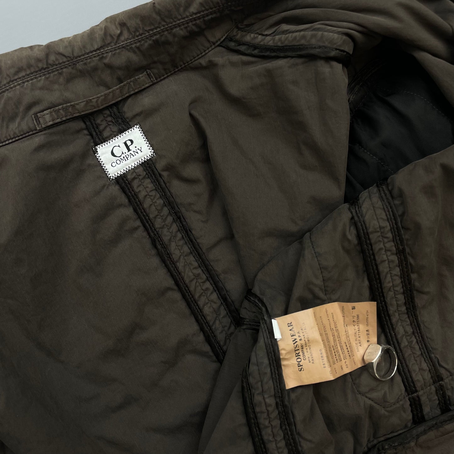 C.P. Company Brown AW07 Cotton Tailored Multi-Pocket Field Jacket