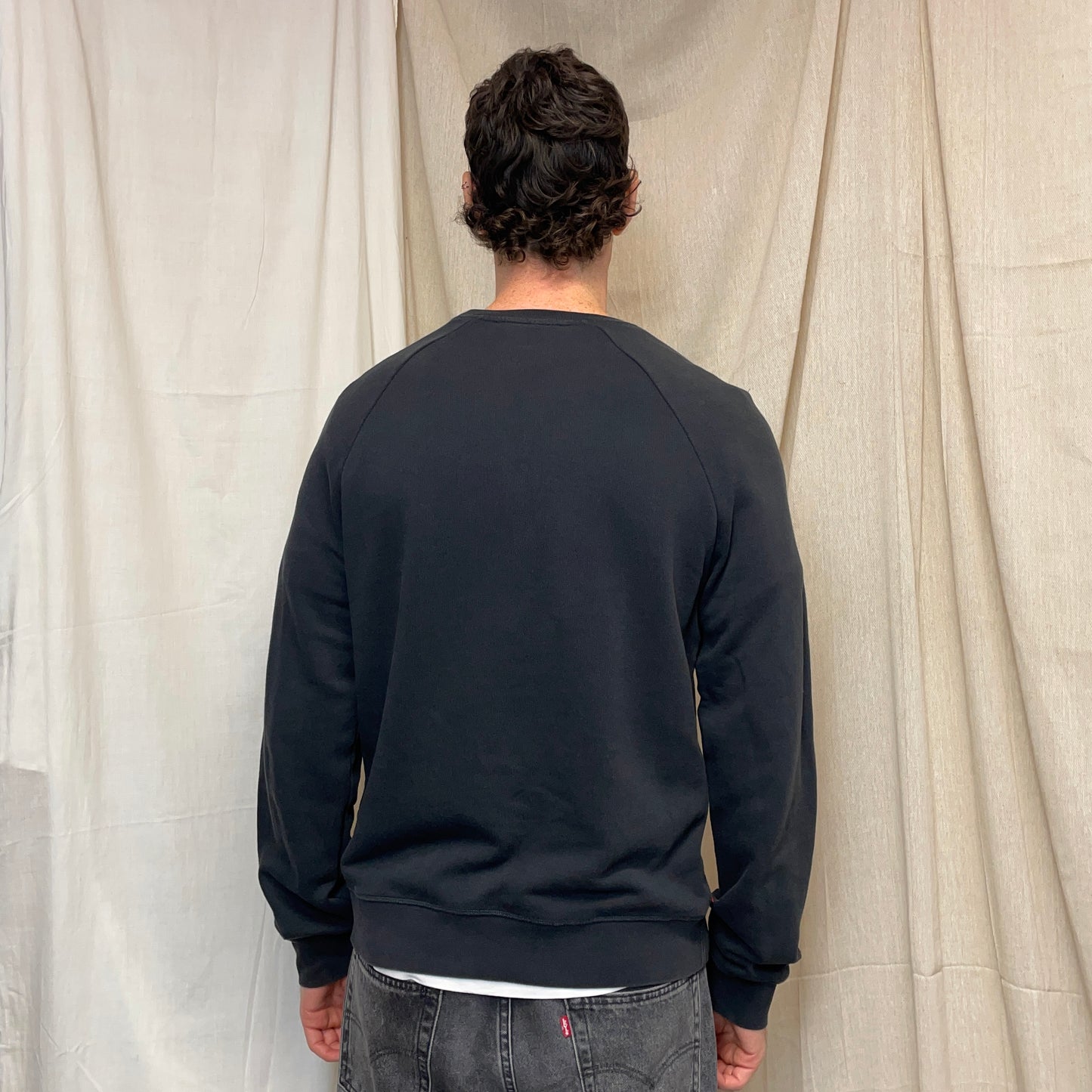 Prada Sport Dark Grey 2007 Cotton Crewneck Sweatshirt