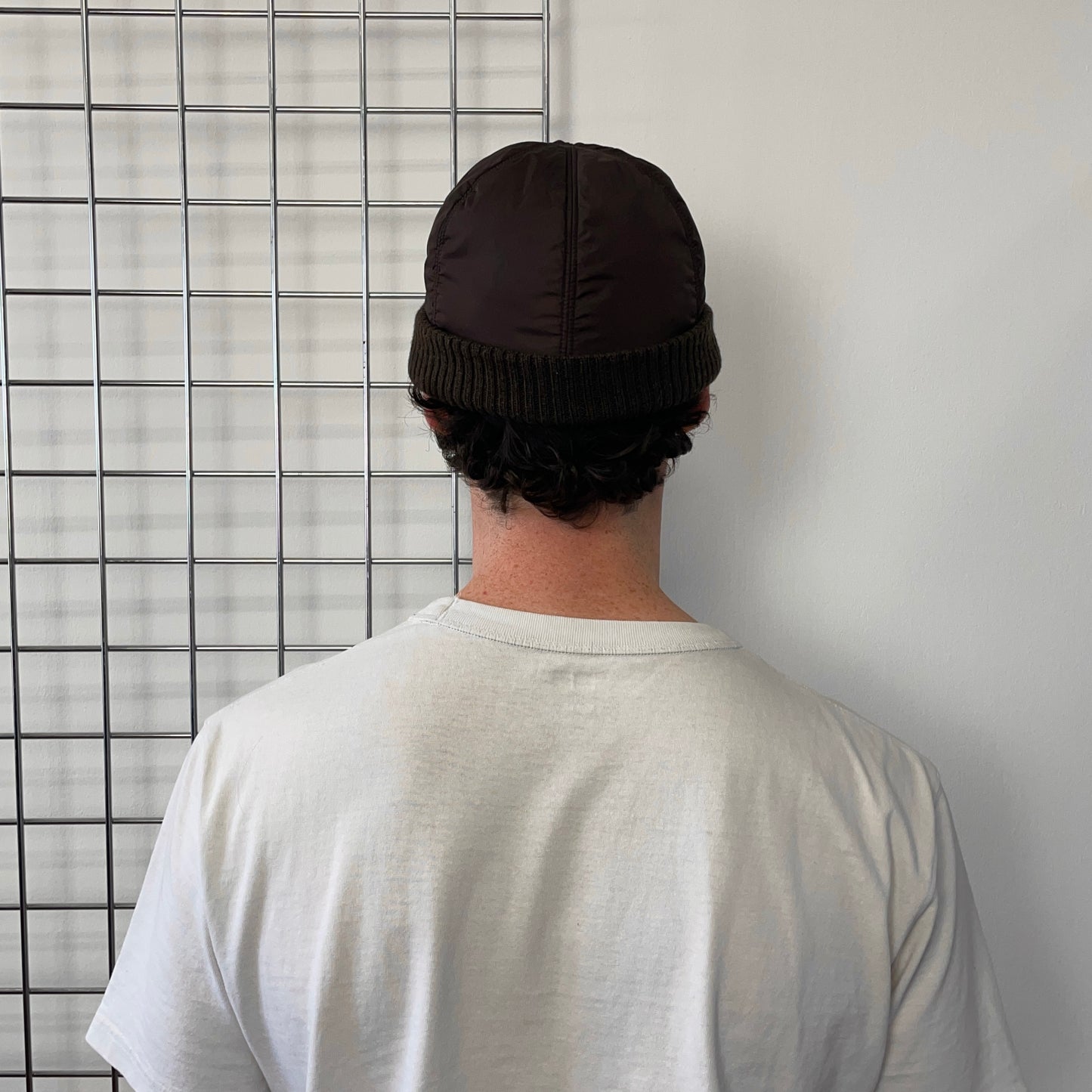 Prada Sport Burgundy & Khaki 00s Nylon & Wool Technical Beanie
