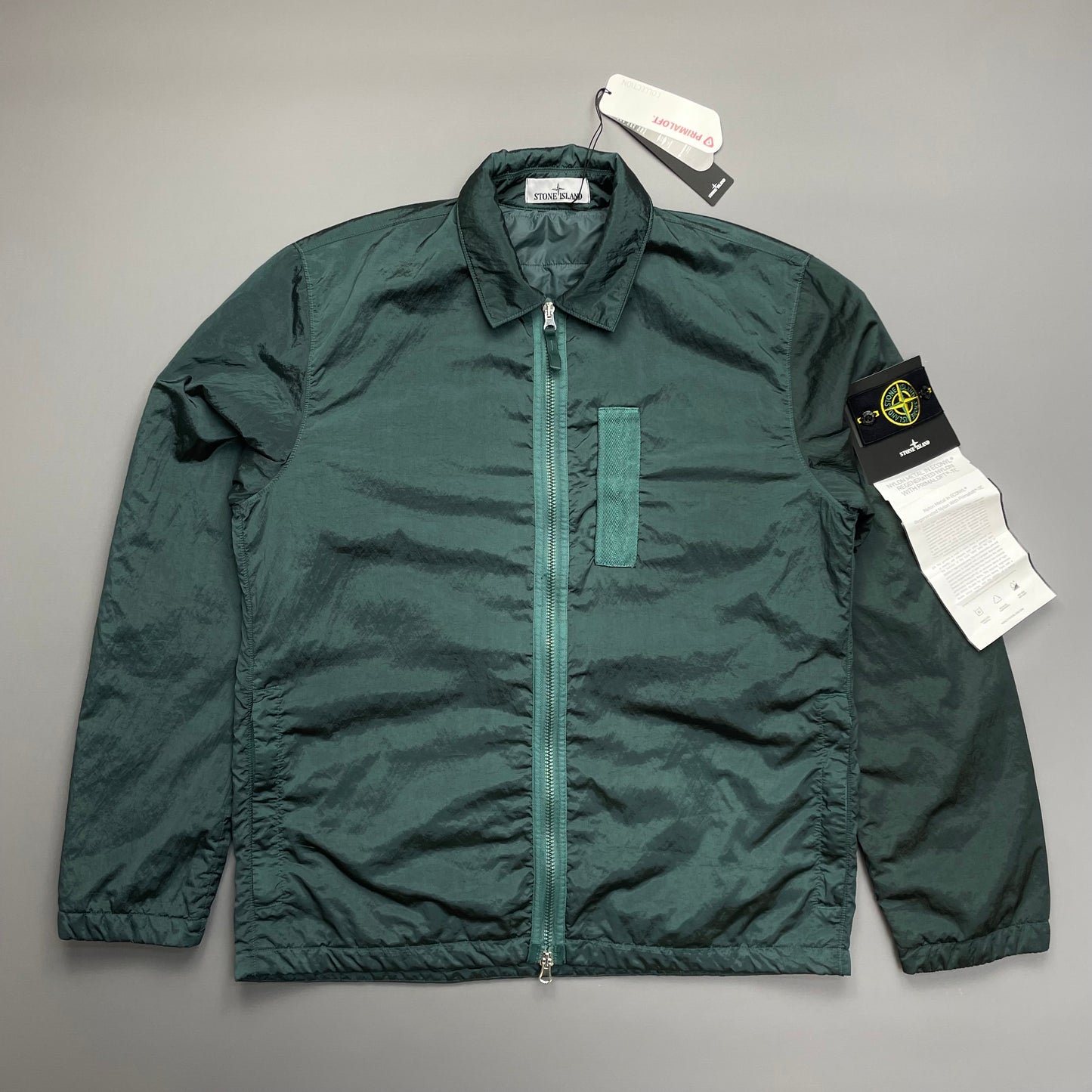 Stone Island Blue Nylon Metal Econyl Primaloft TC Overshirt Jacket AW22 - BNWT