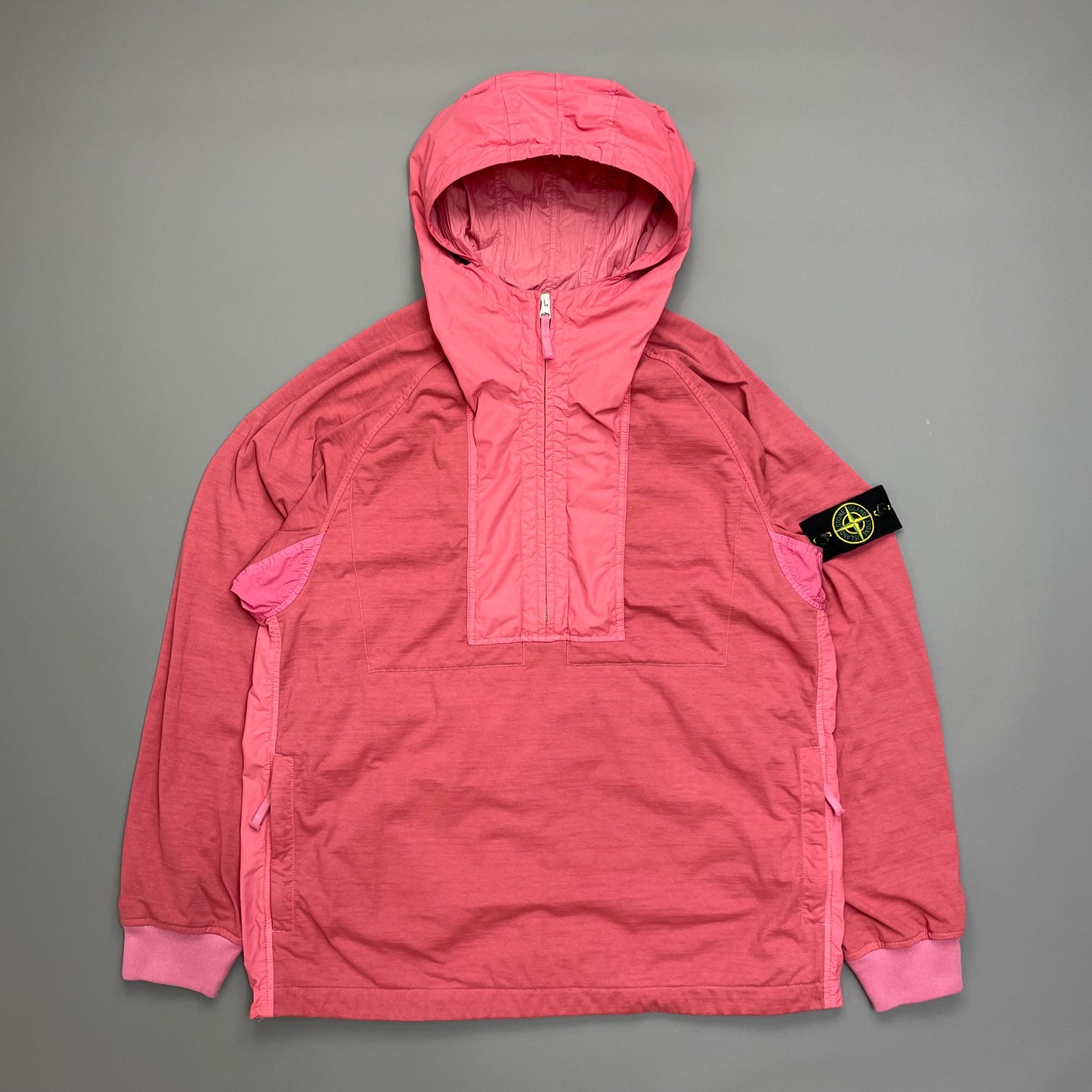 Stone Island Pink Mix Fabric Hype-TC Smock Jacket SS23 - BNWT