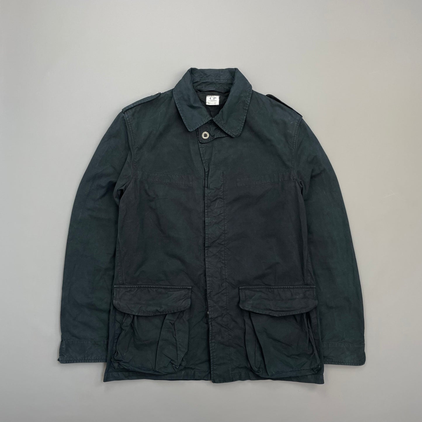 C.P. Company Navy SS02 Minimal Tailored Cotton Field Jacket