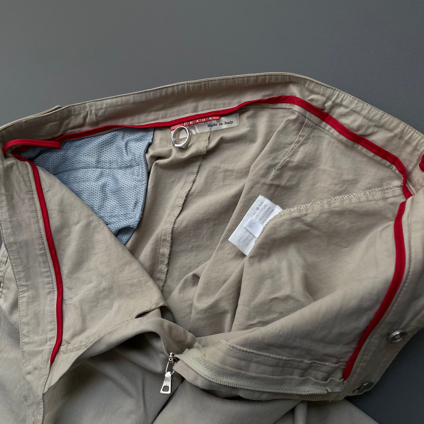 Prada Sport Beige SS00 Shorts