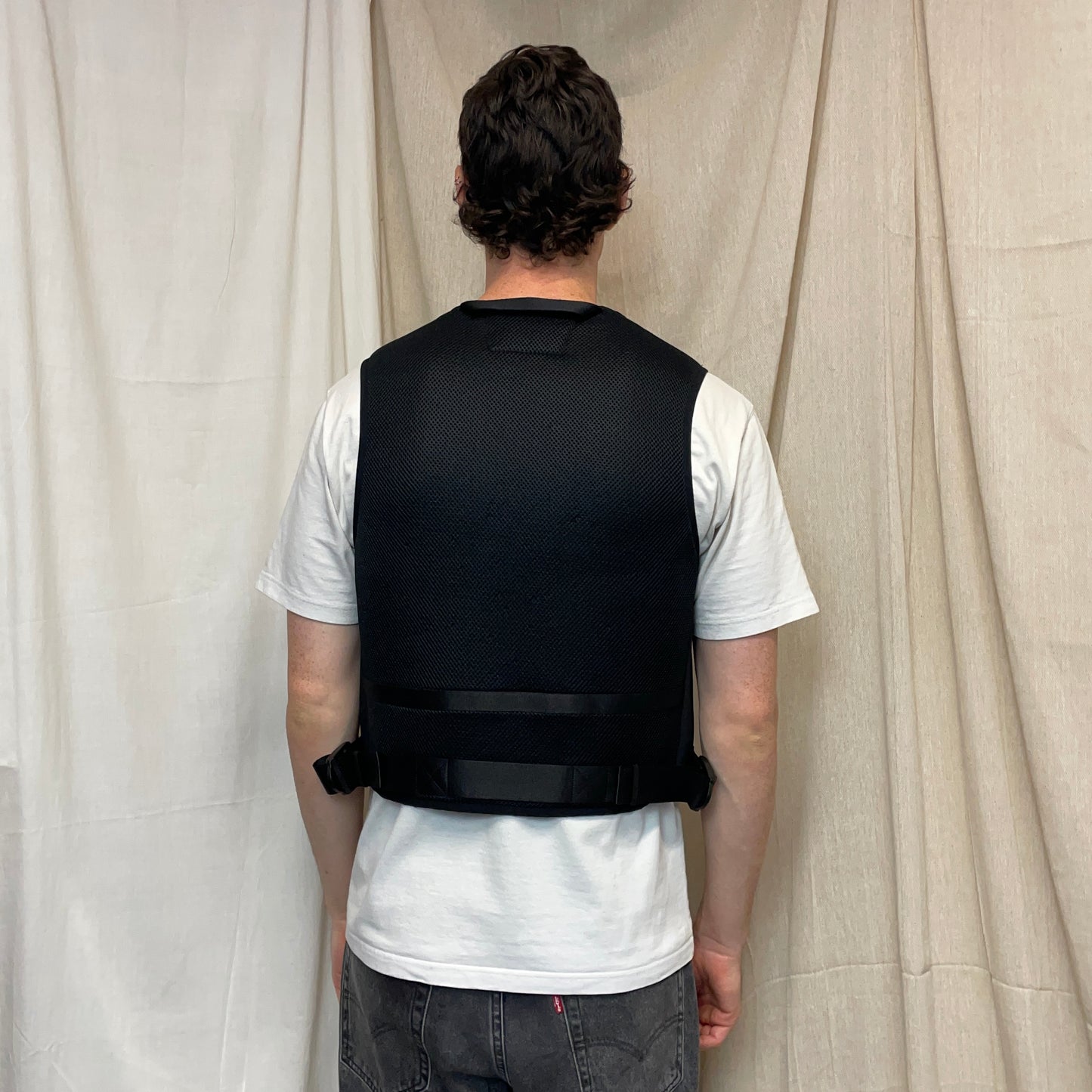 C.P. Company Black 'C.P. Shell' Tactical Lens Gilet Vest