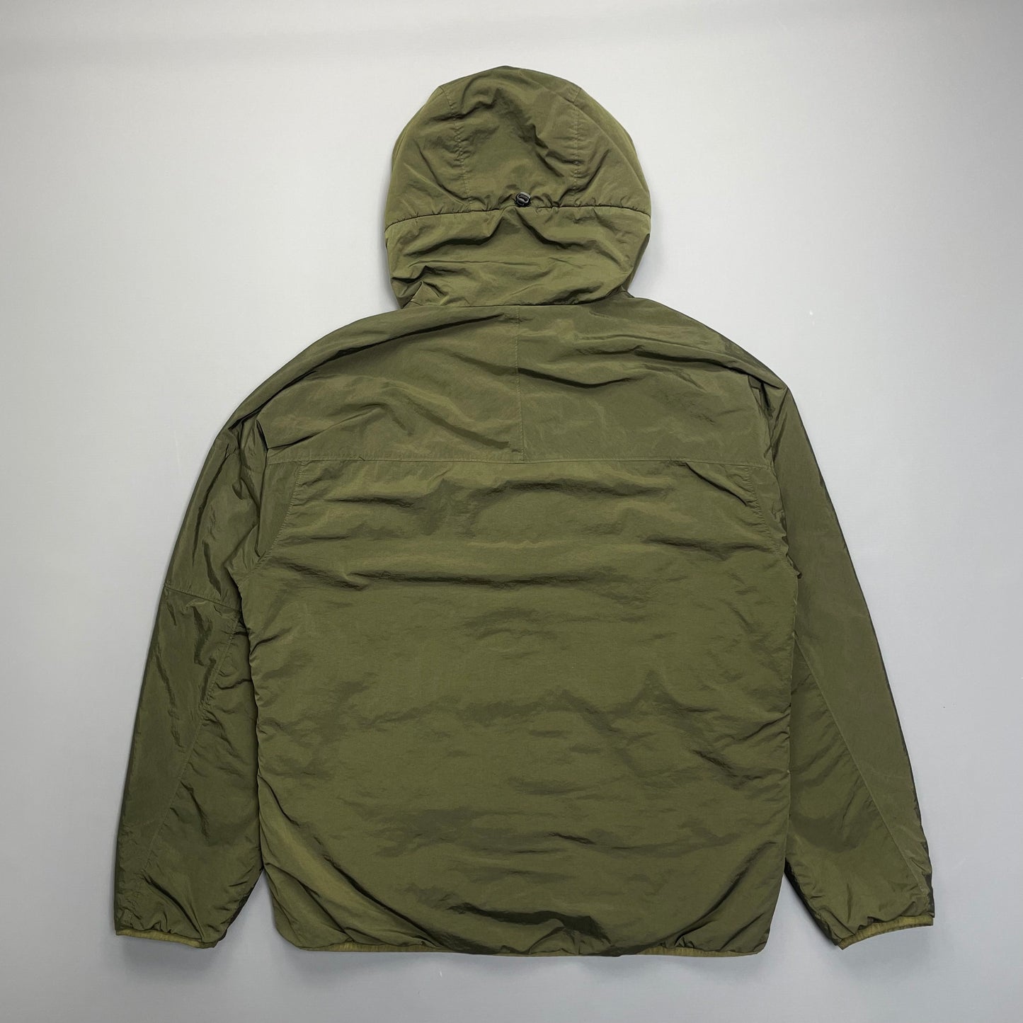 C.P. Company Green Nylon CR-L Prime Layer Hooded Jacket AW20