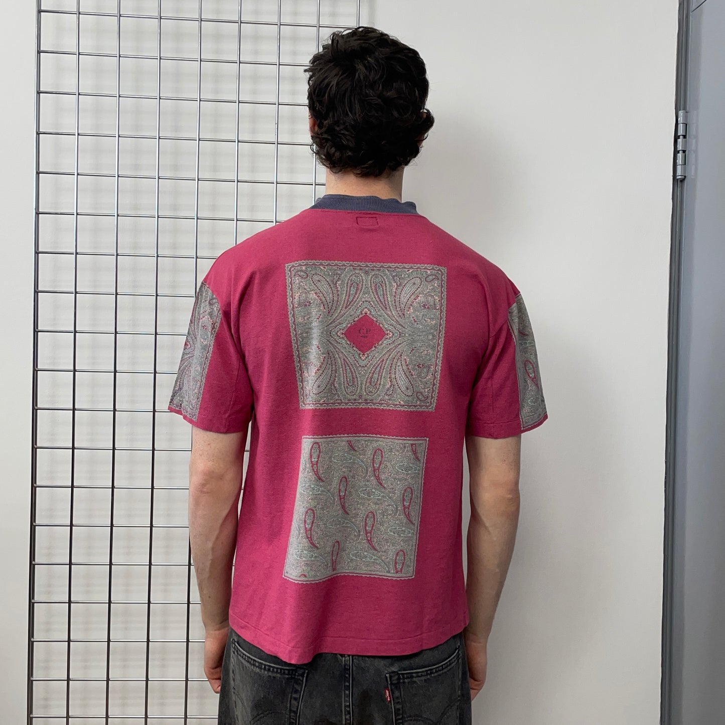 C.P. Company Red 80s Paisley Ideas From Massimo Ostio T-Shirt