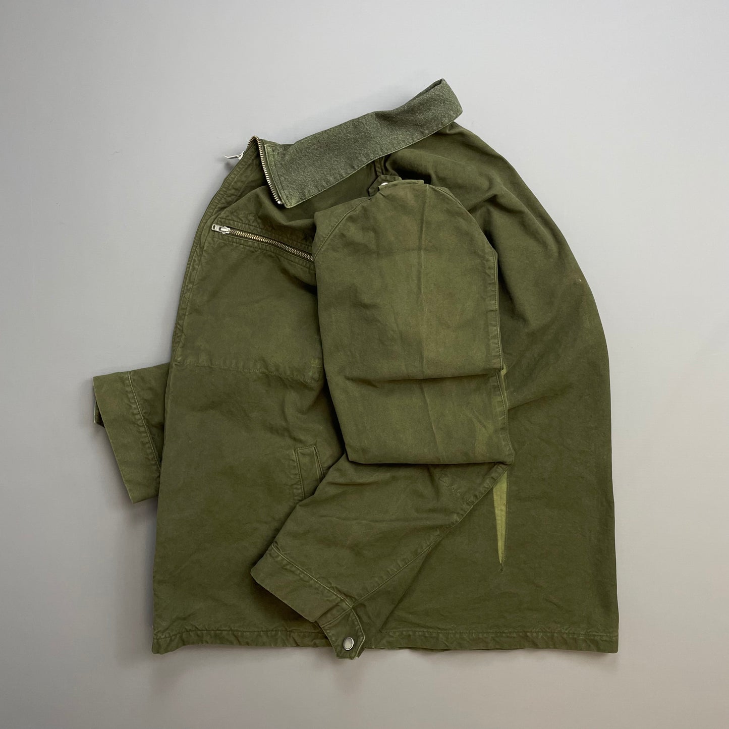 C.P. Company Khaki SS02/03 Cotton Zip-Through Field Jacket