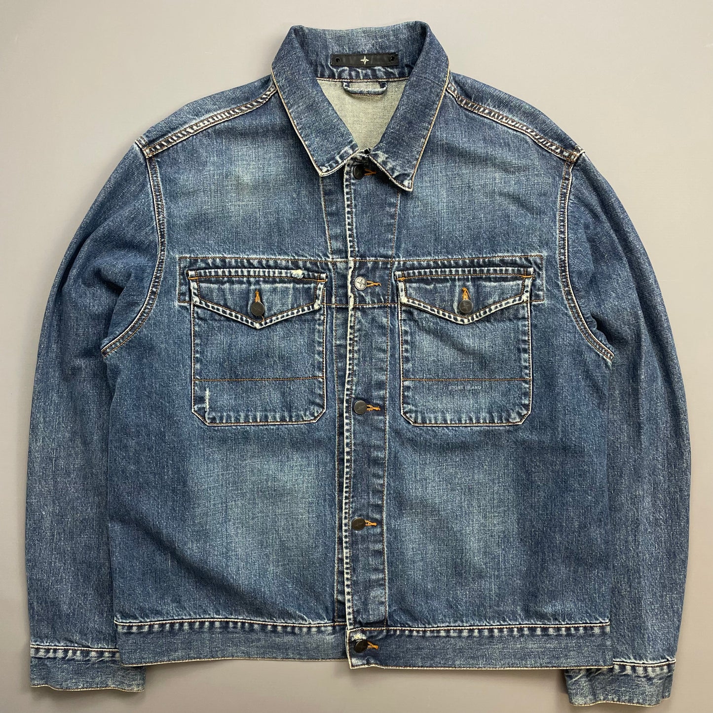 Stone Island Denims Blue AW06 Denim Trucker Jacket