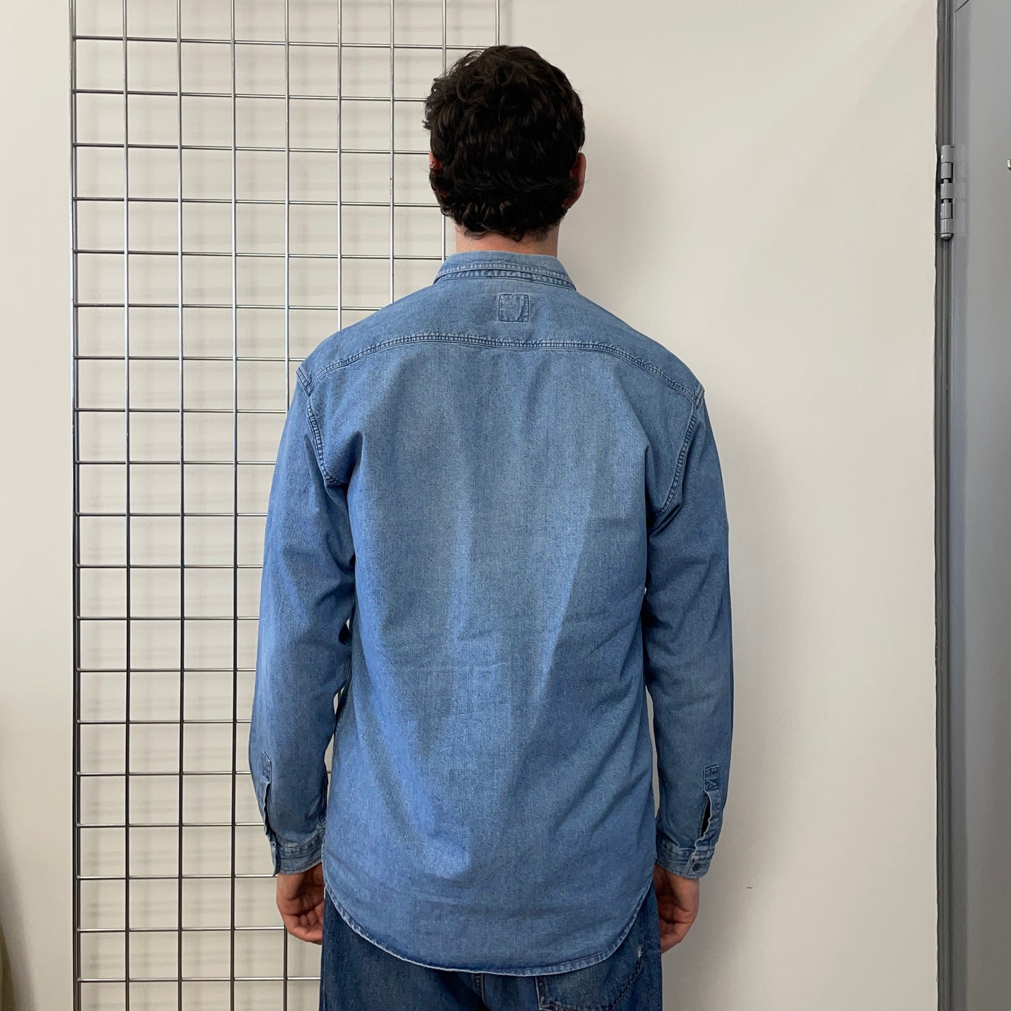 Armani Jeans Blue 90s Denim Shirt