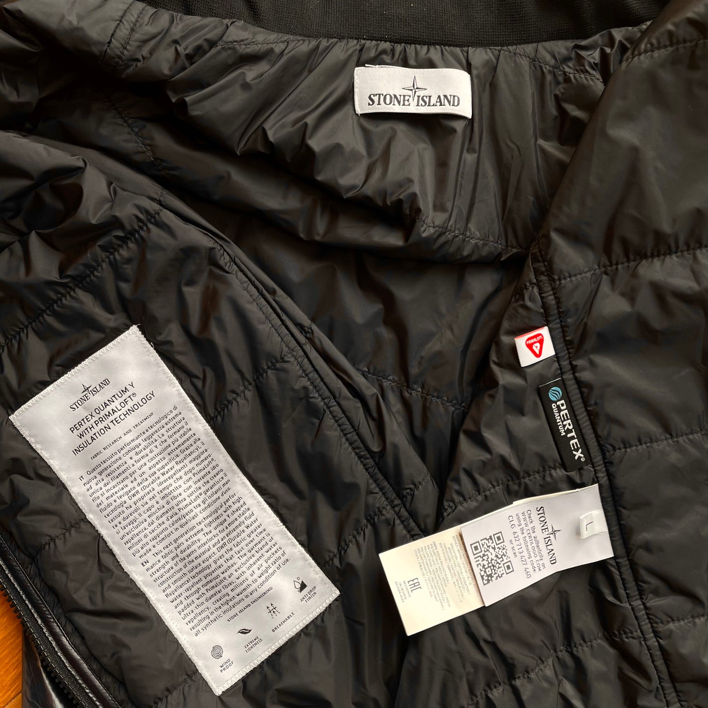 Stone Island Pertex Quantum Y Primaloft Concealed Hood Jacket