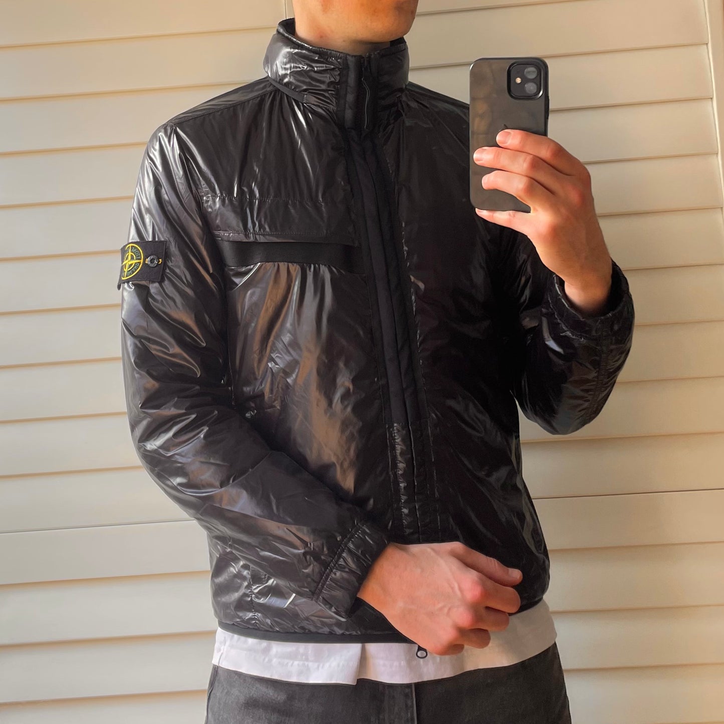 Stone Island Pertex Quantum Y Primaloft Concealed Hood Jacket