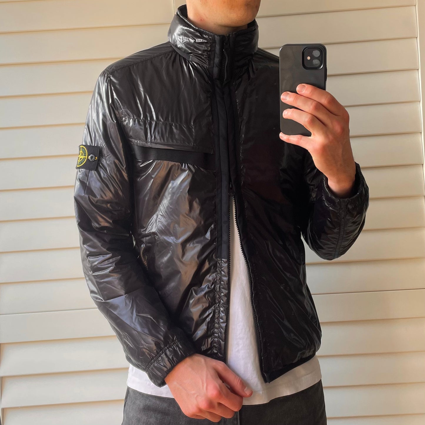 Stone Island Pertex Quantum Y Primaloft Concealed Hood Jacket