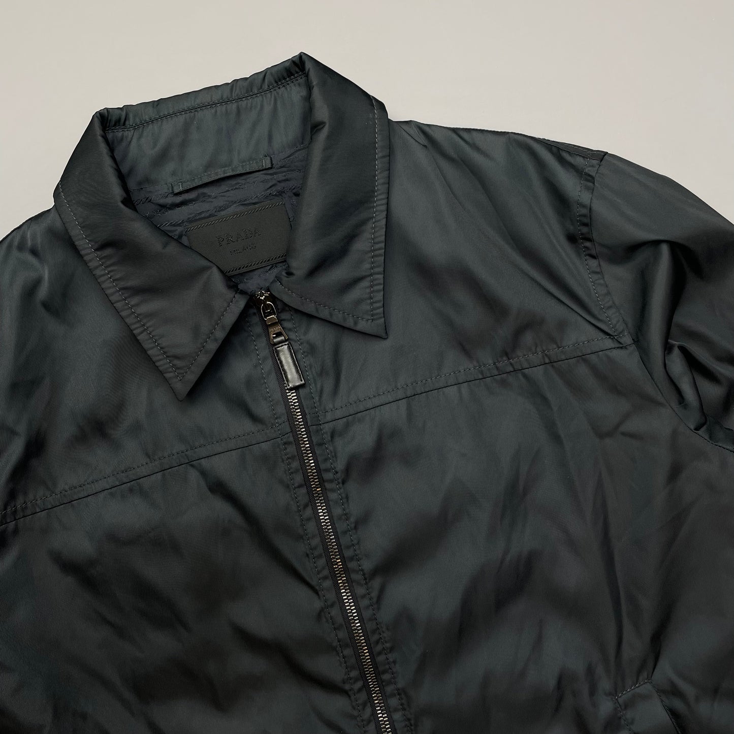 Prada Milano 2006 Lightweight Nylon Overshirt Jacket