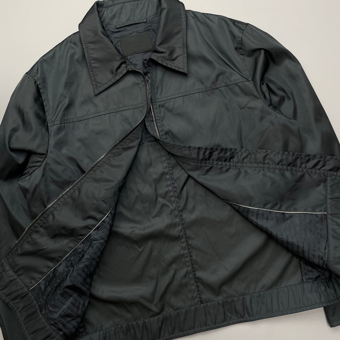 Prada Milano 2006 Lightweight Nylon Overshirt Jacket