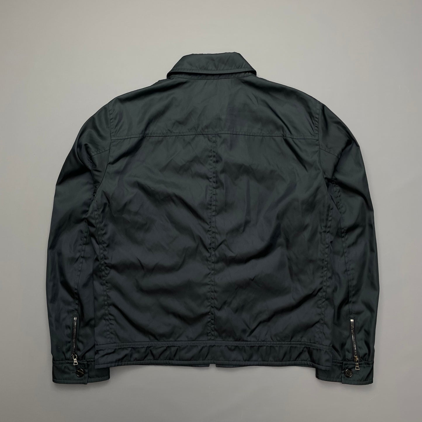 Prada Milano 2006 Lightweight Nylon Overshirt Jacket