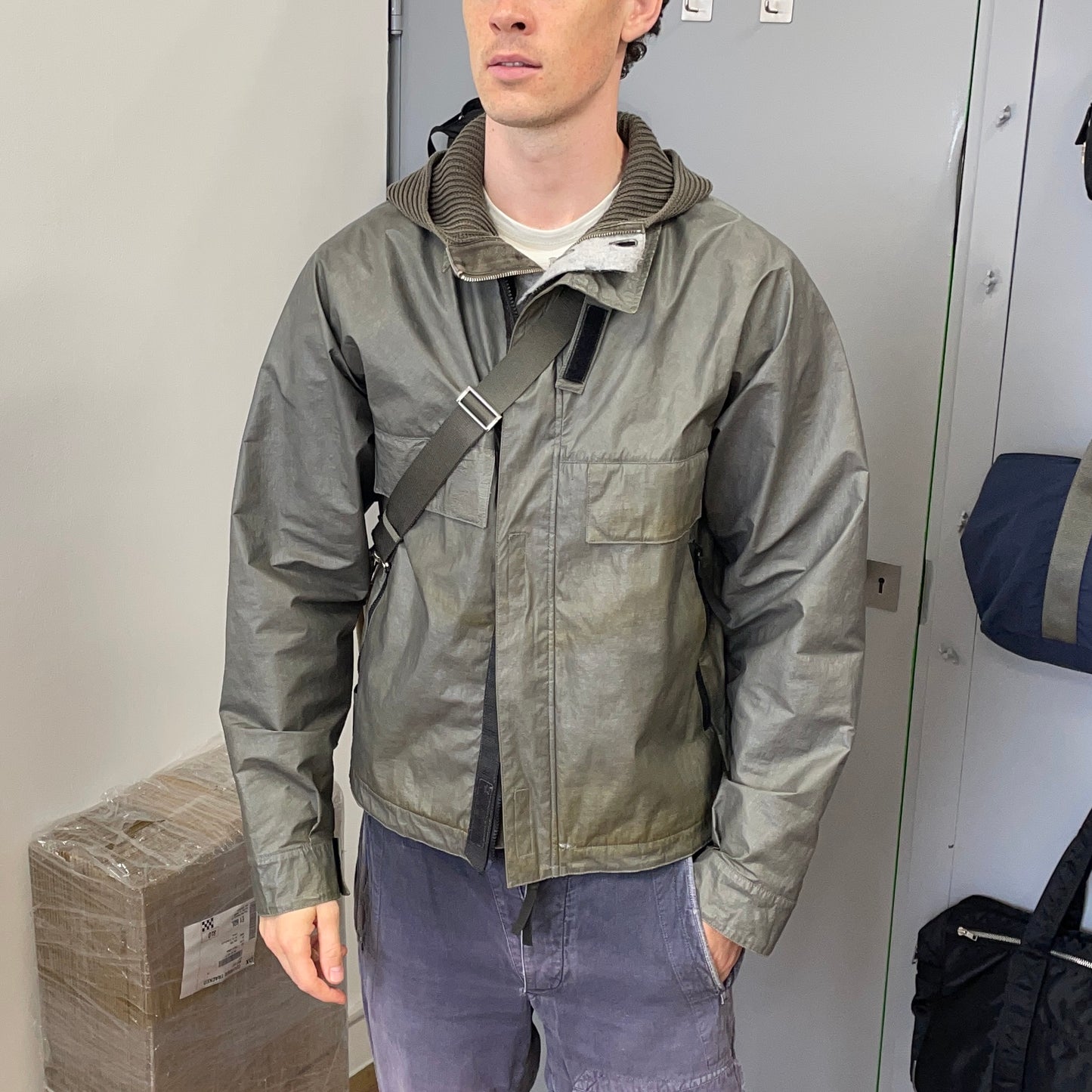 C.P. Company SS00 Extremely Rare Silver Boxy Jacket