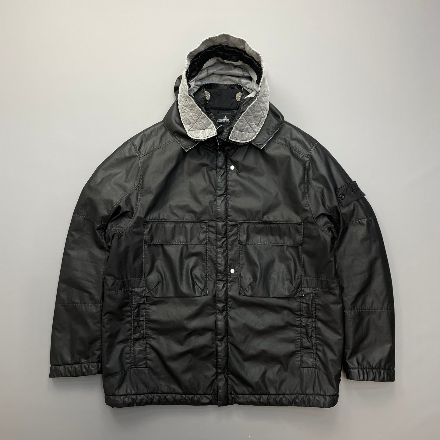 Stone Island Black Poly-Hide 2L Shadow Project 10th Anniversary 2018 Jacket