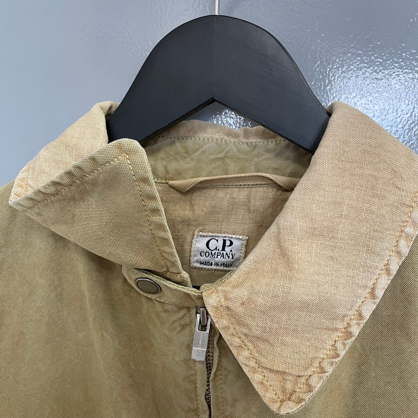 C.P. Company Tan 00s Canvas Harrington Jacket