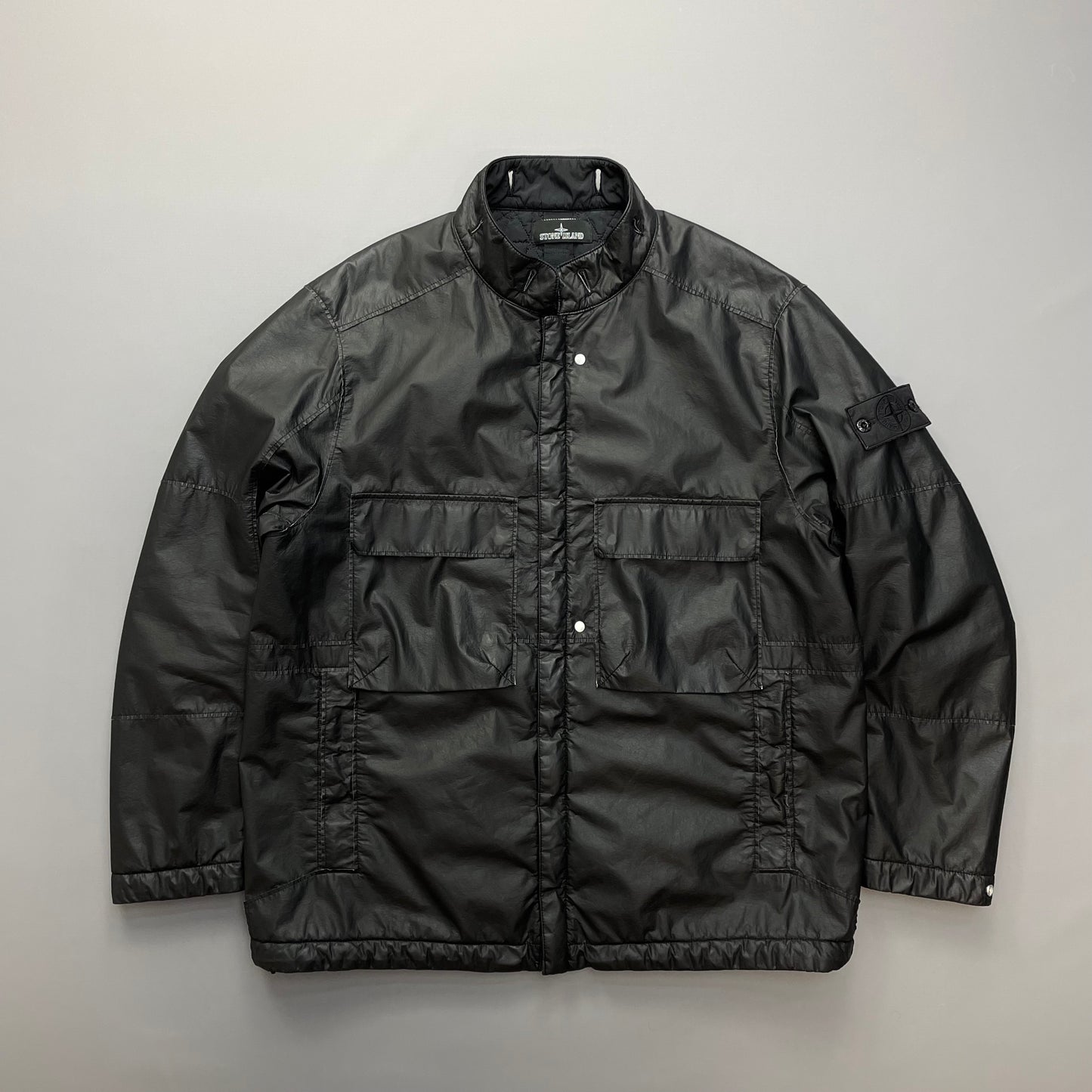 Stone Island Black Poly-Hide 2L Shadow Project 10th Anniversary 2018 Jacket