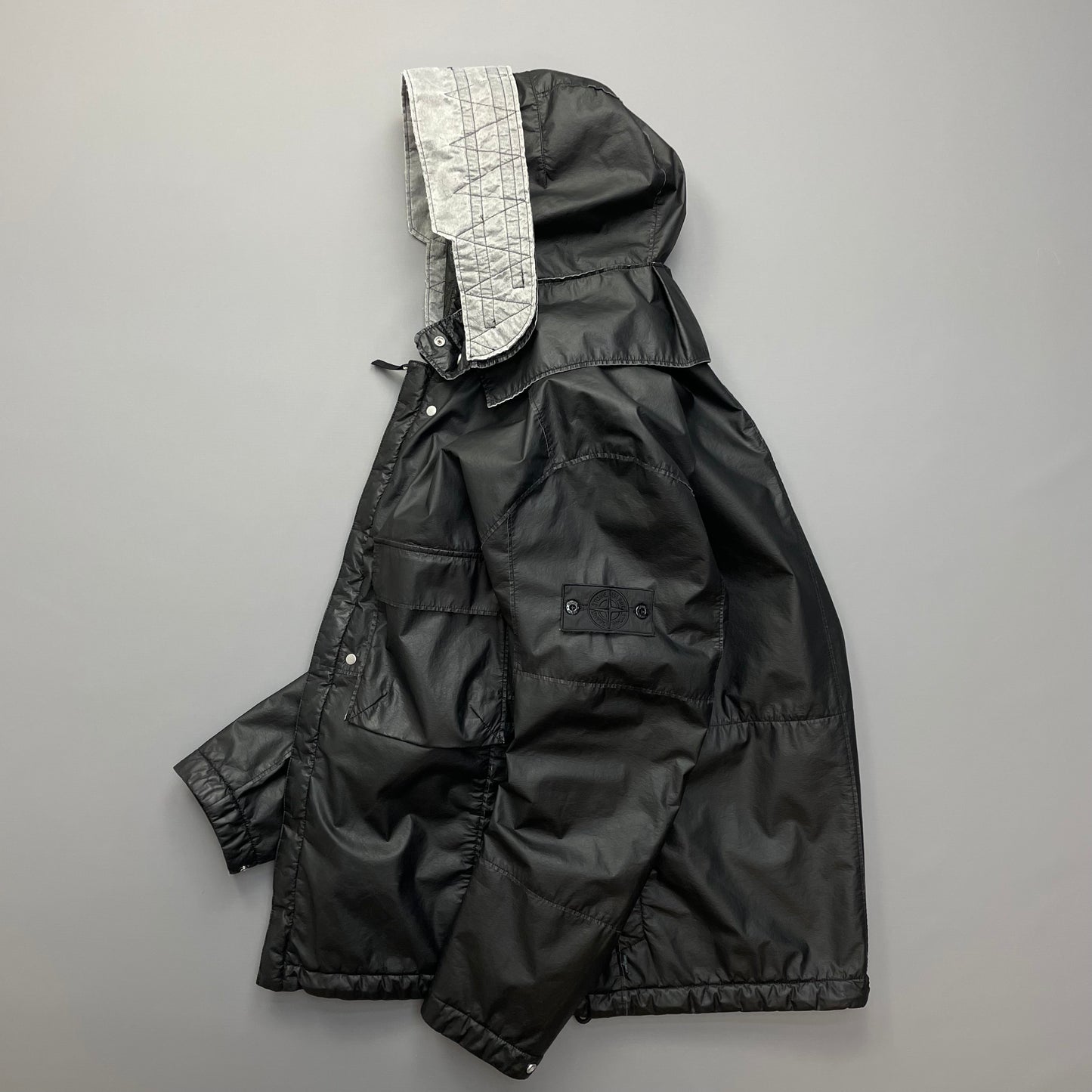 Stone Island Black Poly-Hide 2L Shadow Project 10th Anniversary 2018 Jacket