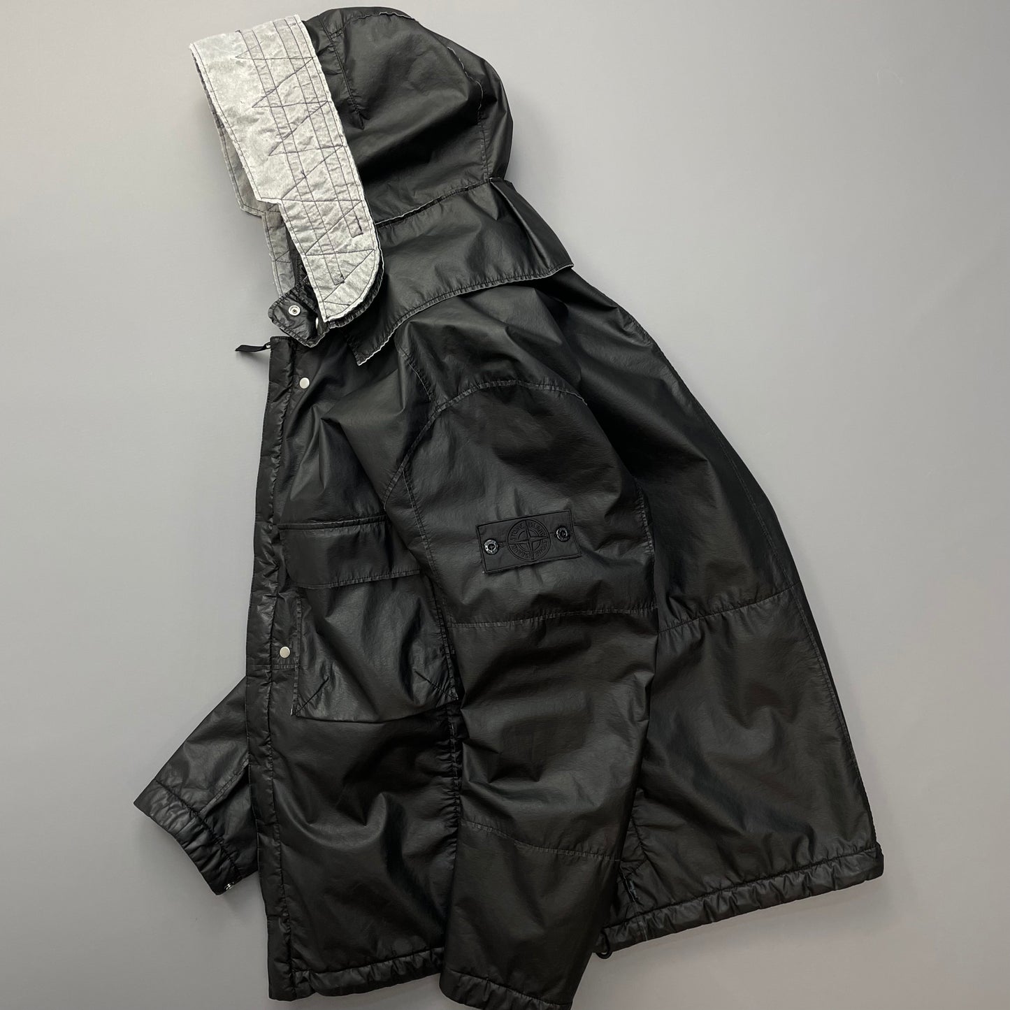 Stone Island Black Poly-Hide 2L Shadow Project 10th Anniversary 2018 Jacket