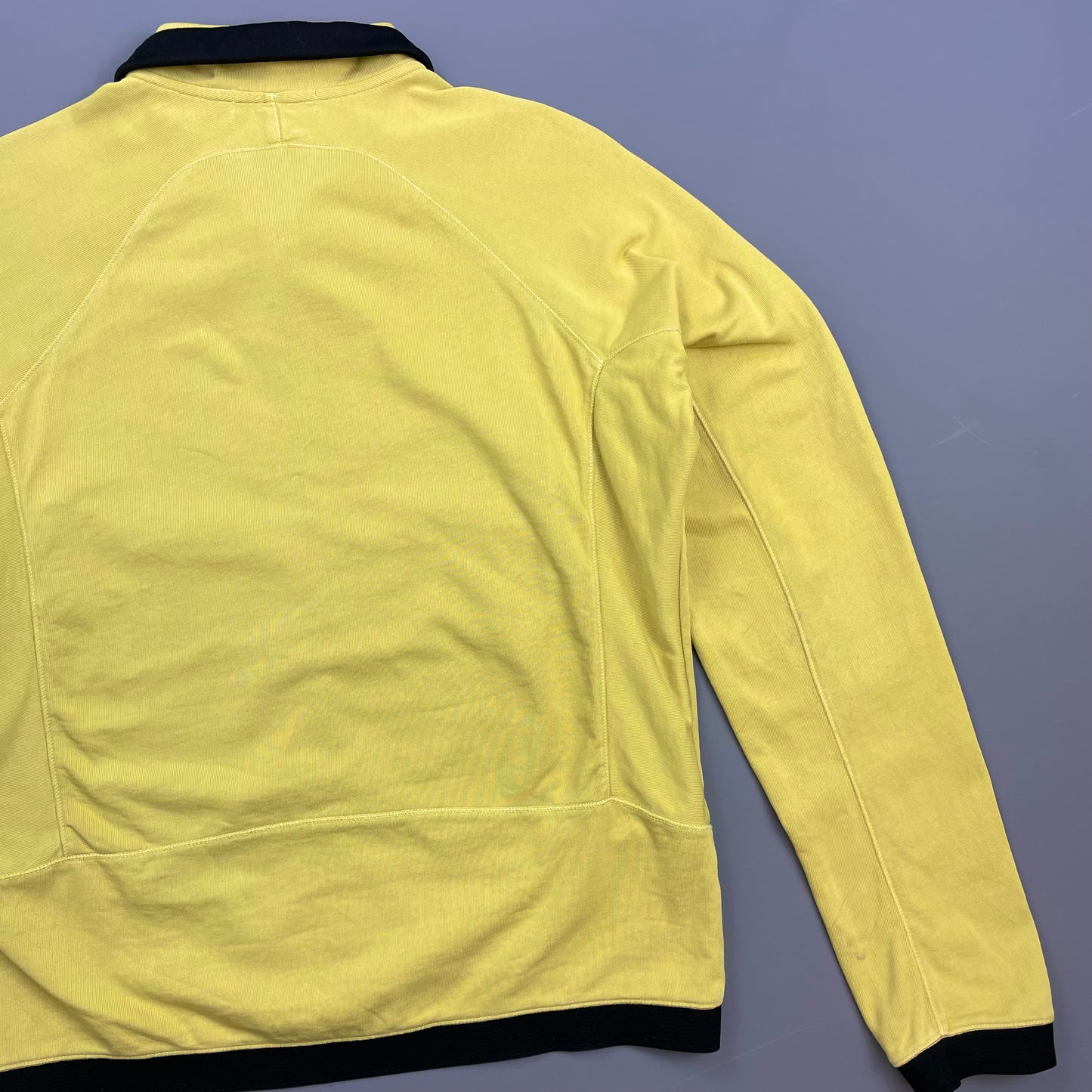 Stone Island Yellow SS10 Lightweight Cotton Technical Zip-Through Jacket