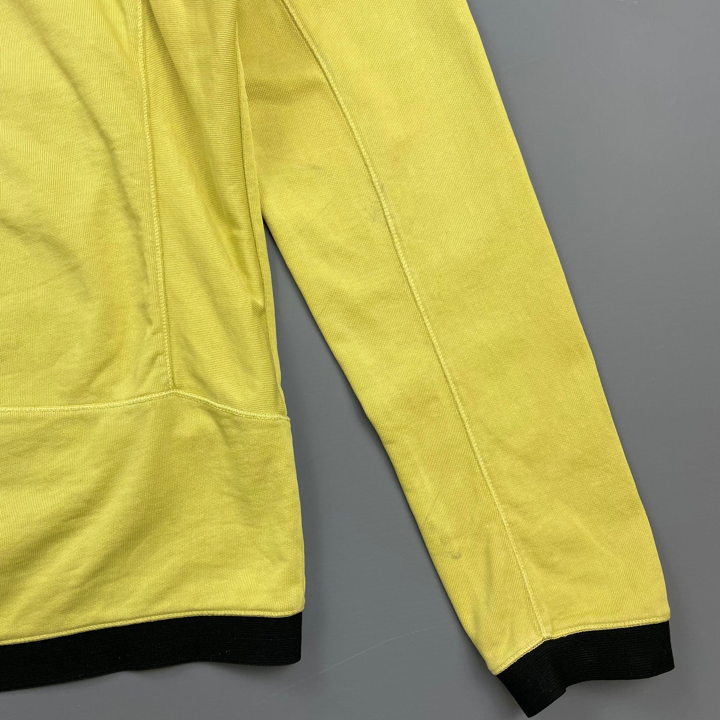 Stone Island Yellow SS10 Lightweight Cotton Technical Zip-Through Jacket