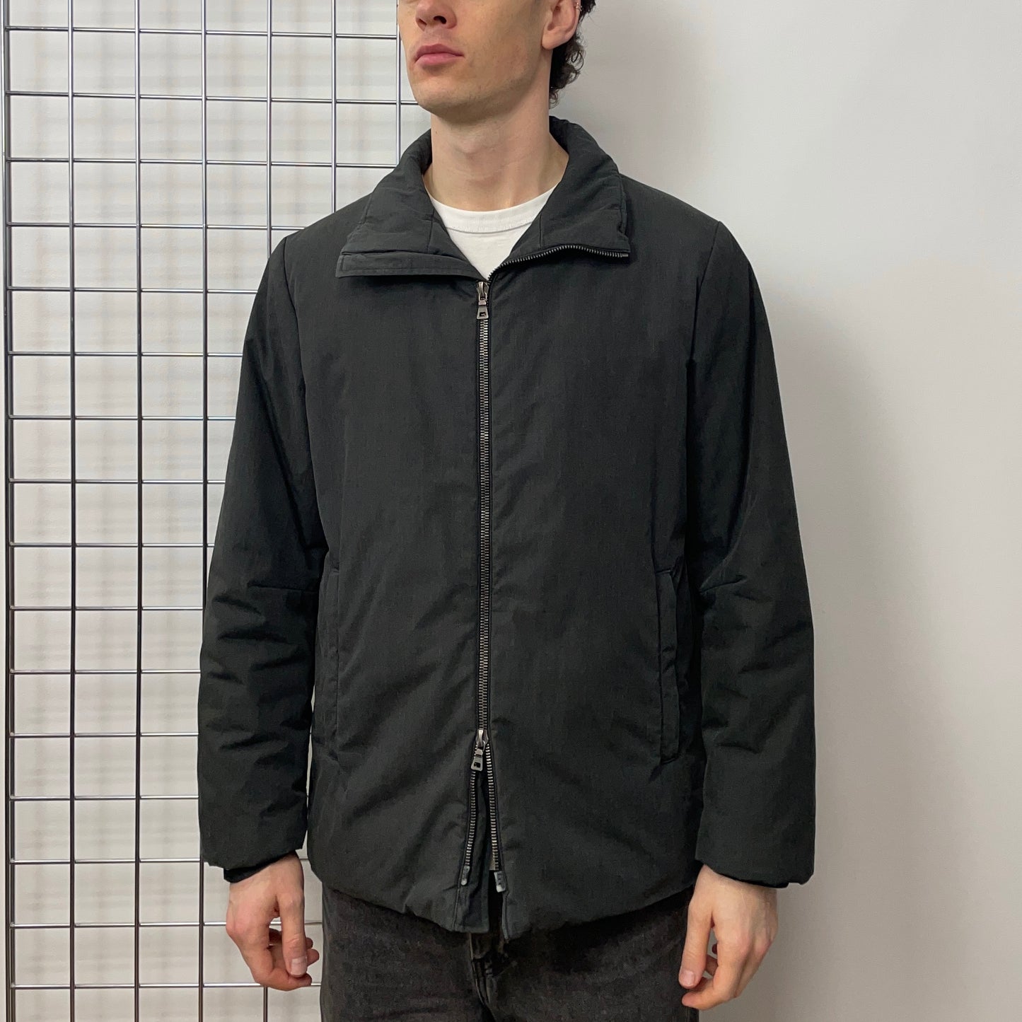 Prada Sport Grey 00s Kevlar Padded Ski Jacket