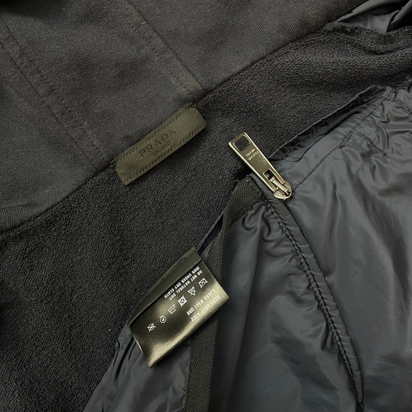 Prada Sport Navy Nylon Hooded Gilet Vest 2017