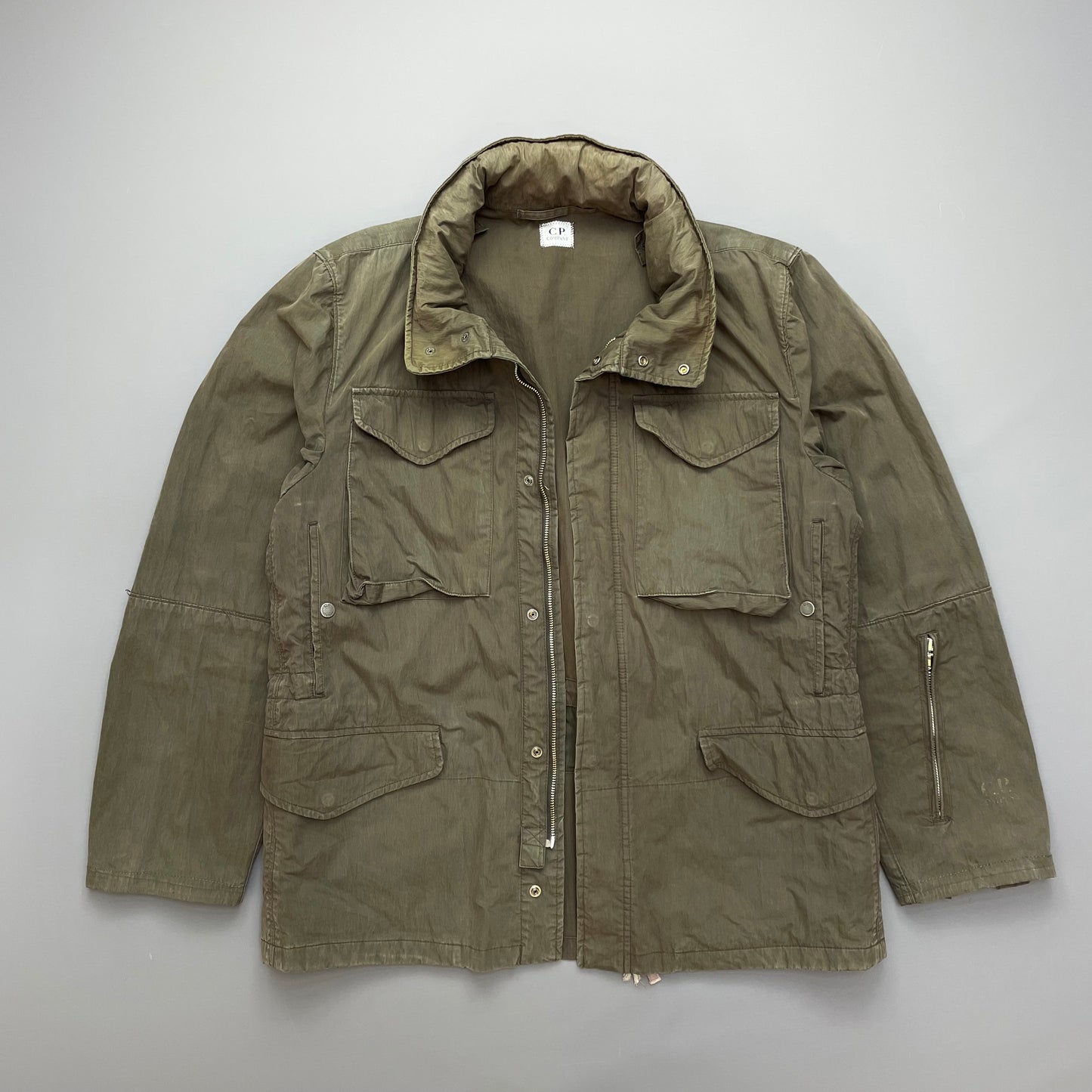 C.P. Company Khaki AW07 Piuma Doca Goose Down Lined Field Jacket