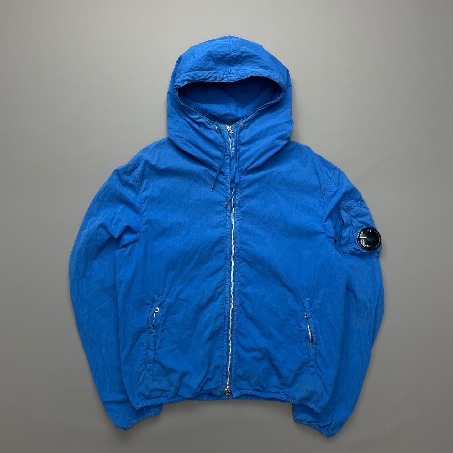C.P. Company Blue SS15 Hooded Lens Jacket