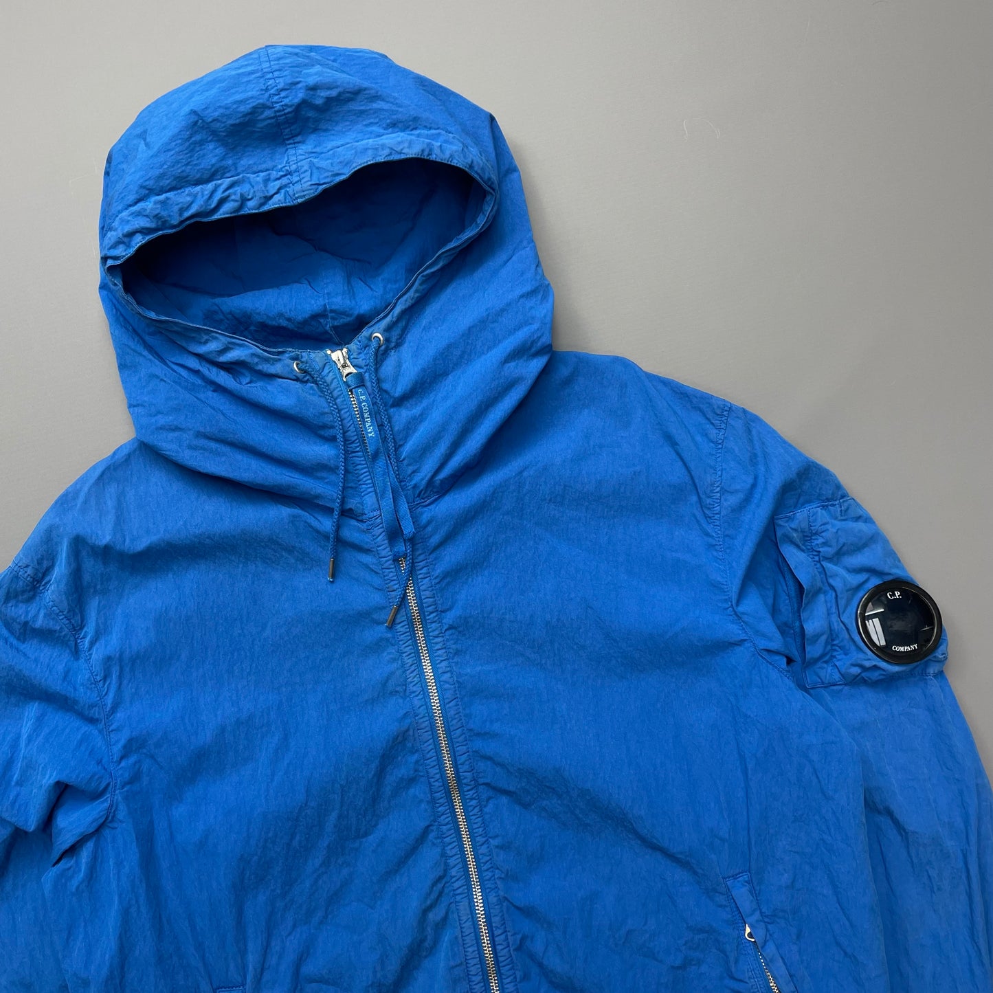 C.P. Company Blue SS15 Hooded Lens Jacket