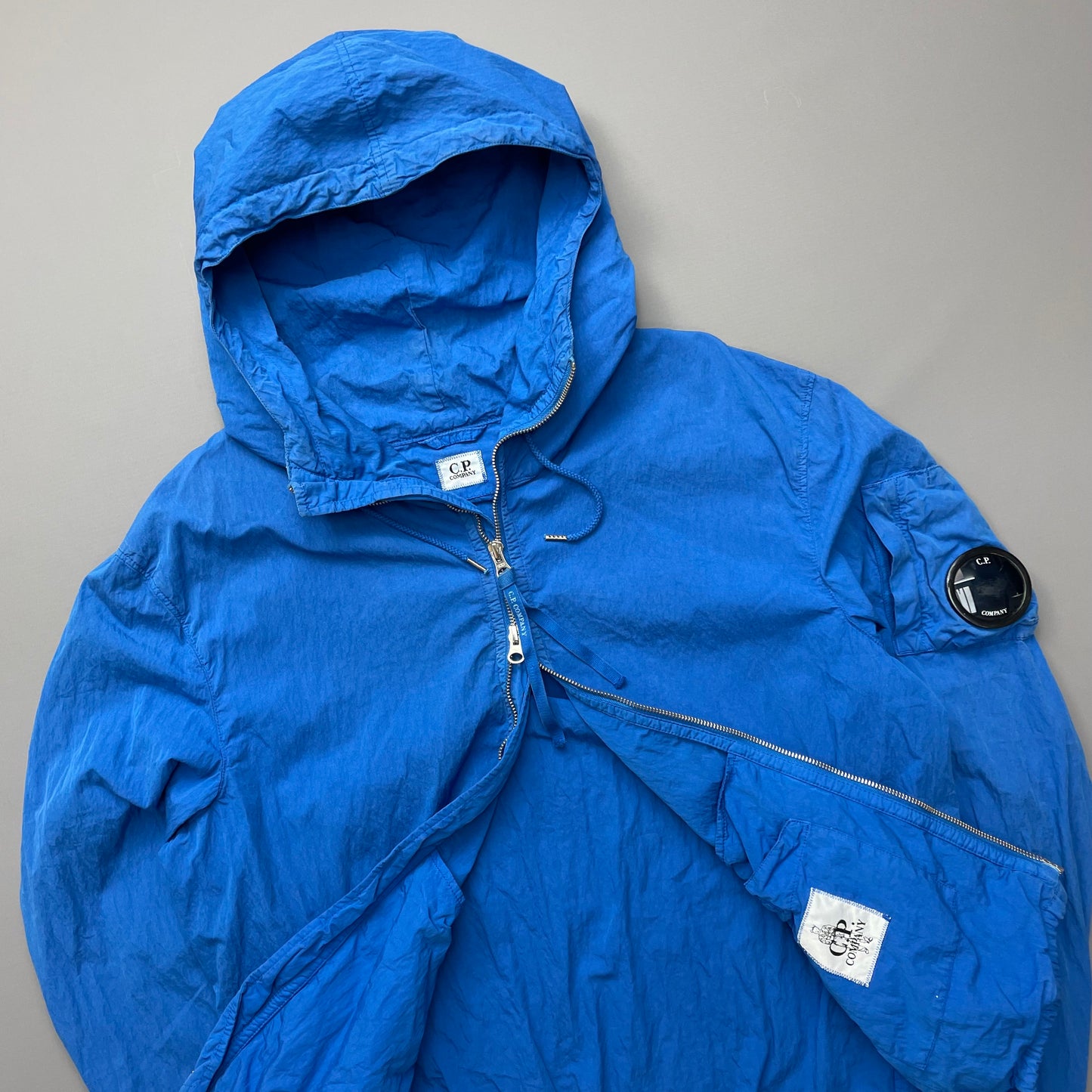 C.P. Company Blue SS15 Hooded Lens Jacket