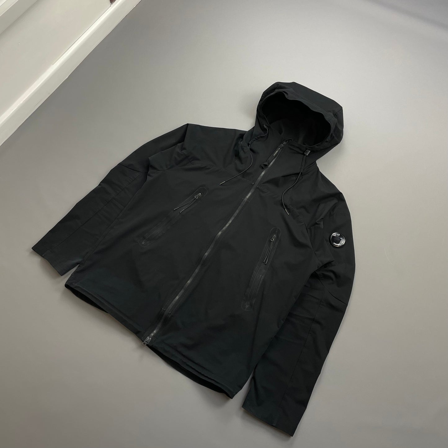 C.P. Company Black Pro-Tek Technical Hooded Shell Jacket