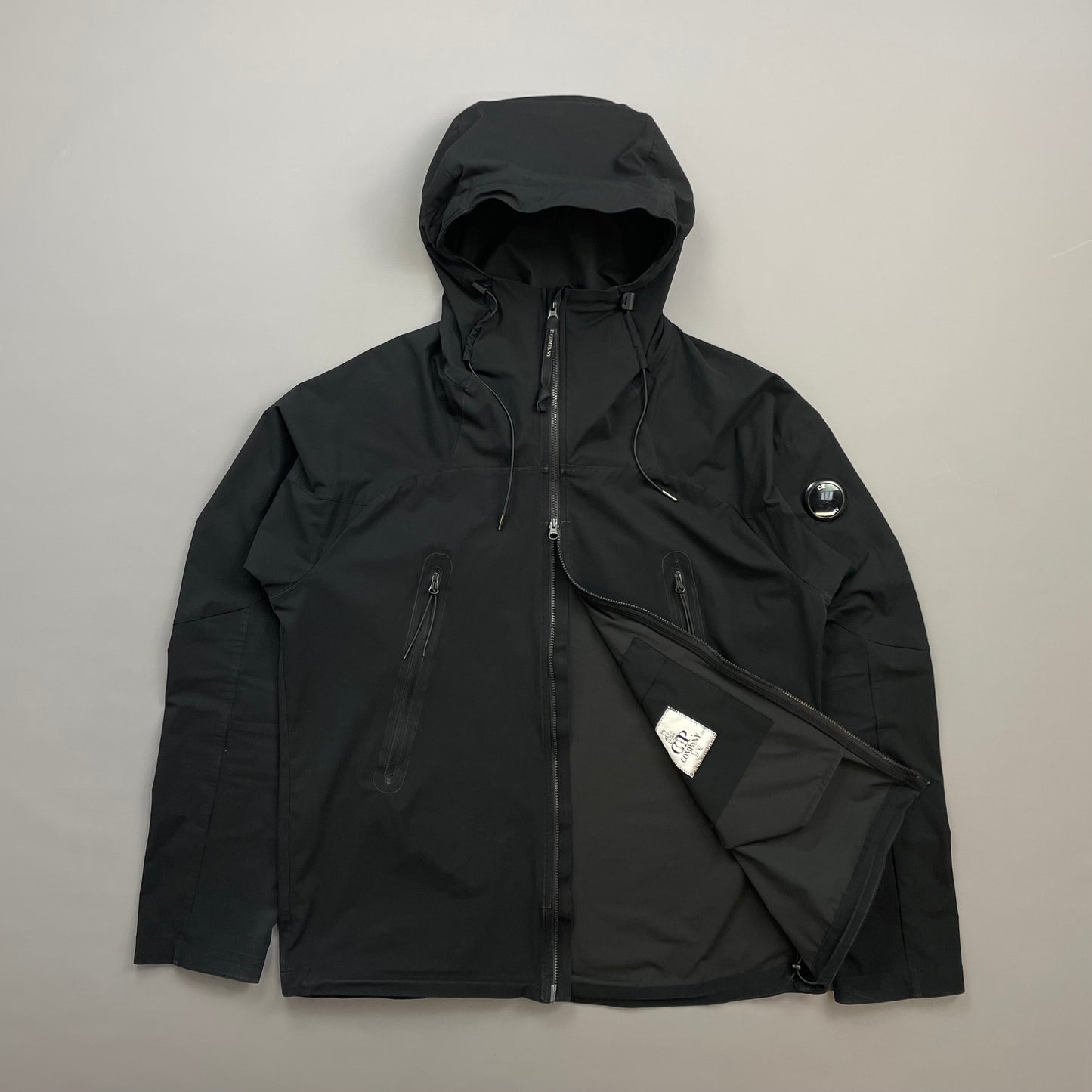 C.P. Company Black Pro-Tek Technical Hooded Shell Jacket