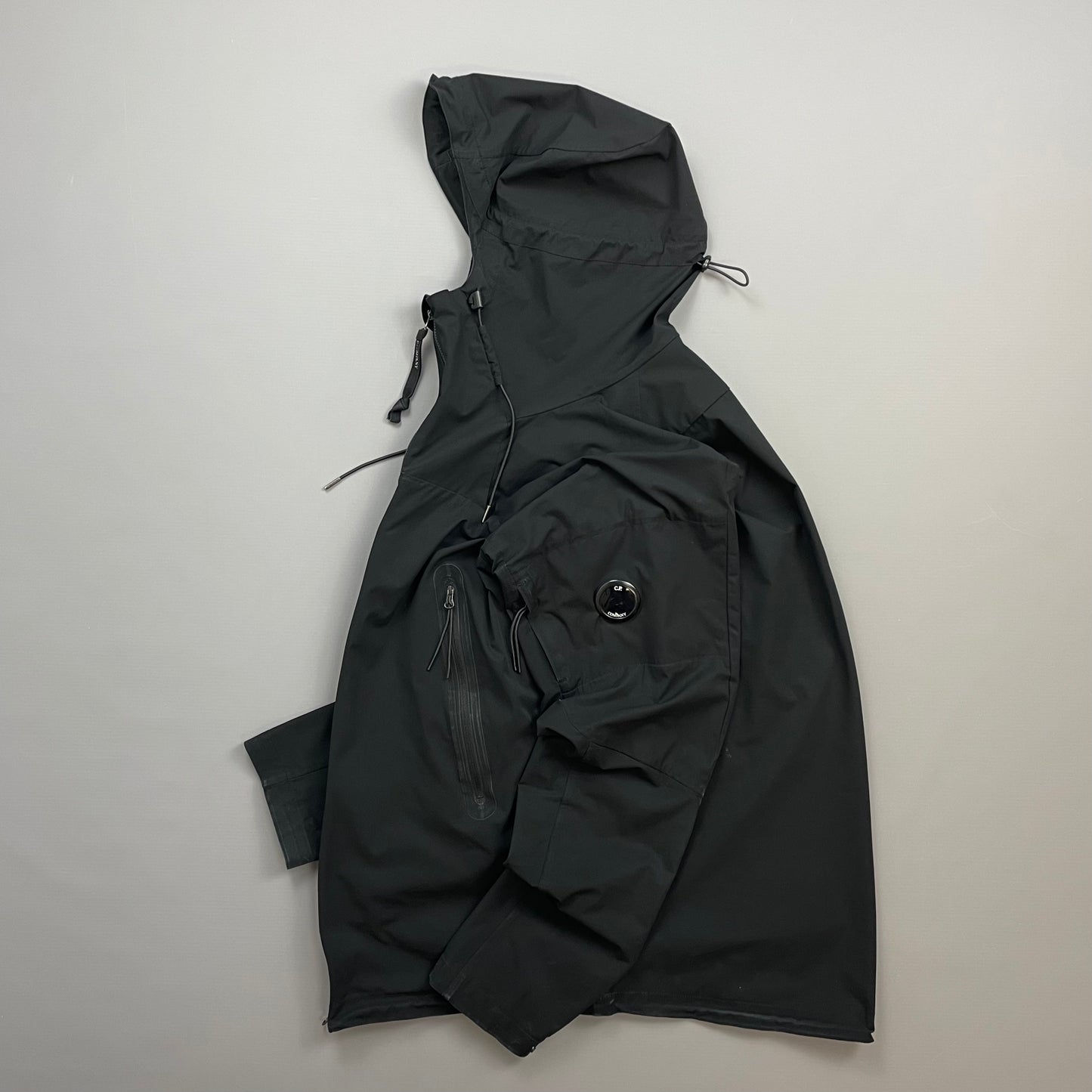 C.P. Company Black Pro-Tek Technical Hooded Shell Jacket