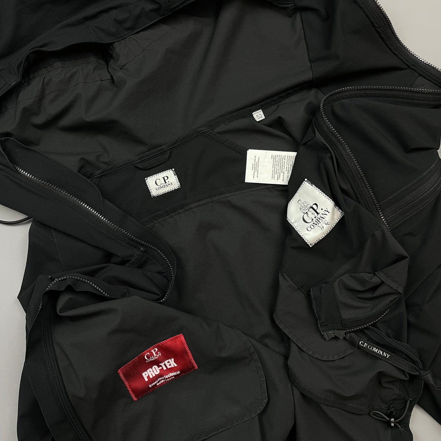 C.P. Company Black Pro-Tek Technical Hooded Shell Jacket