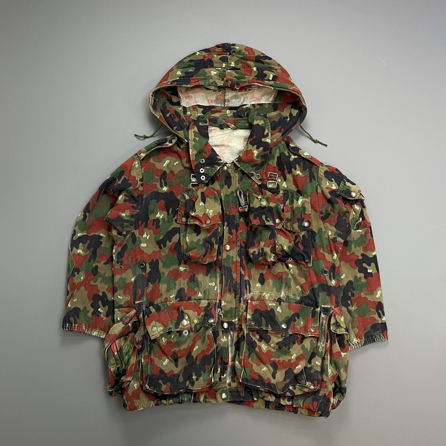 Swiss Military Multicolour 80s M70 Aplenflage Camouflage Sniper Jacket