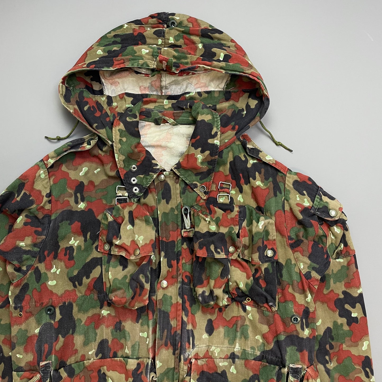 Swiss Military Multicolour 80s M70 Aplenflage Camouflage Sniper Jacket