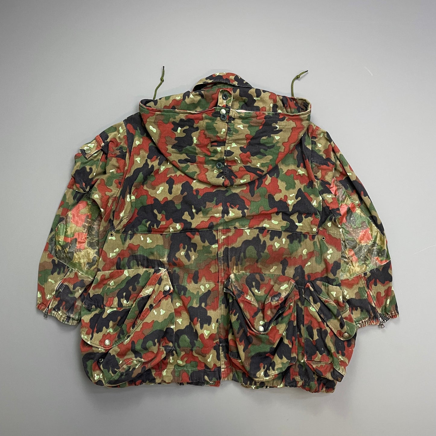 Swiss Military Multicolour 80s M70 Aplenflage Camouflage Sniper Jacket