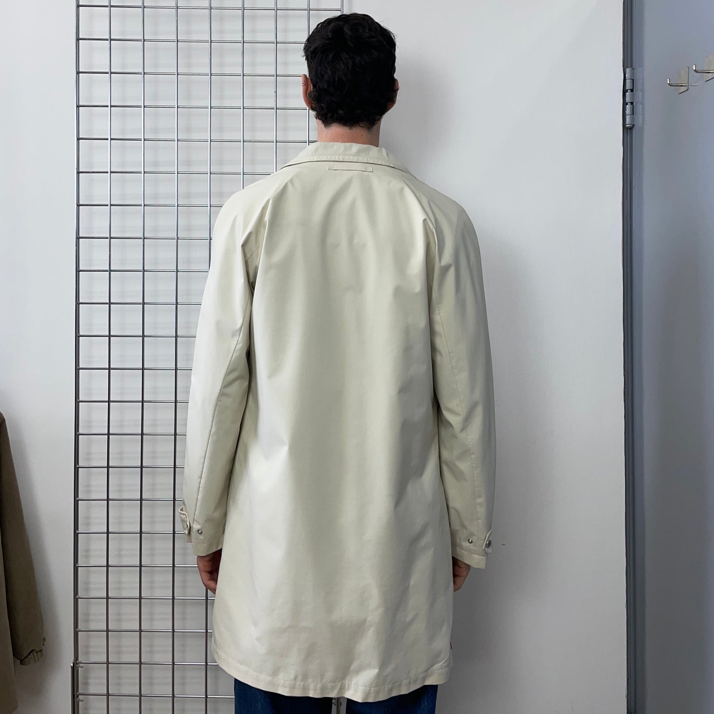 Prada Sport Cream 00s Goretex Longline Trench Coat
