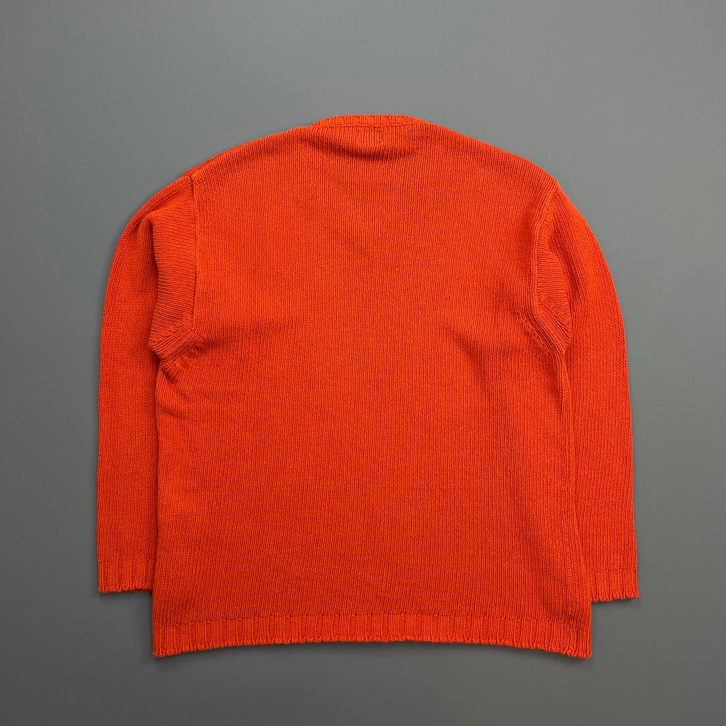 C.P. Company Orange SS97 Cotton Blend Knit Jumper