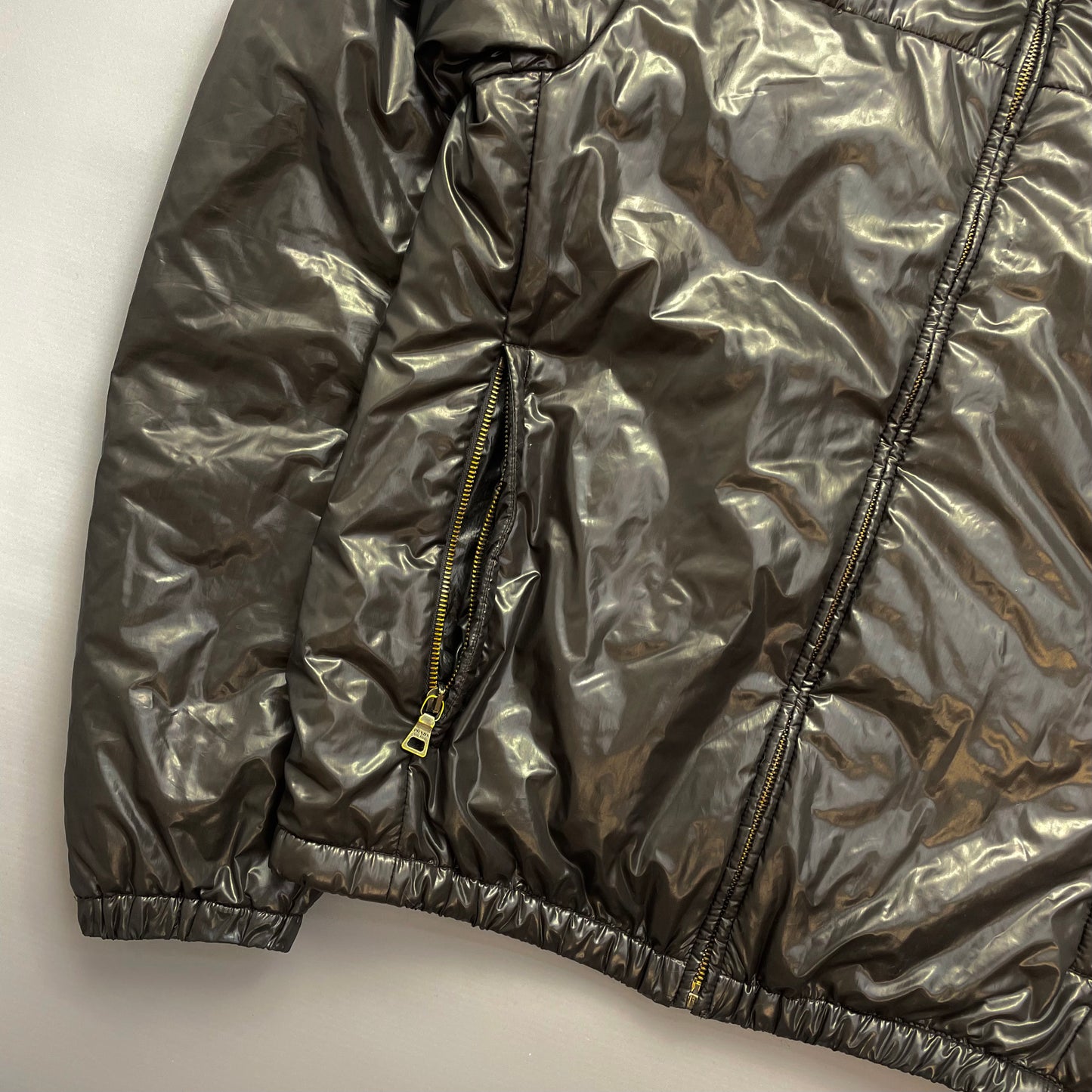 Prada Sport 2009 Nylon Lightweight Padded Harrington Jacket